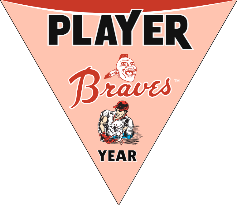 Atlanta Braves 9 - Triangle Baseball Banners – Team Sport Banners