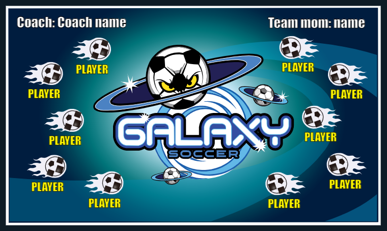 Galaxy 2 - Soccer Banner