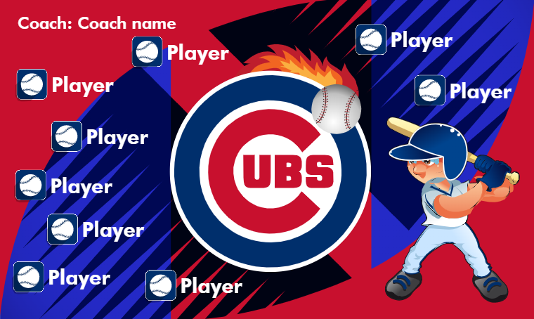 Cubs - Baseball Banner