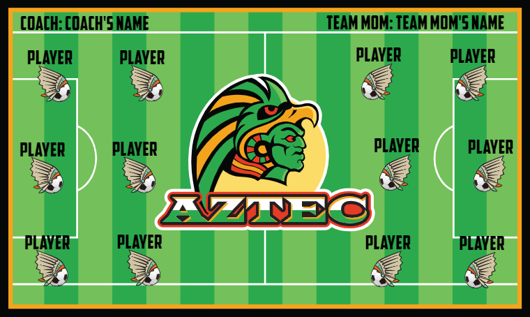 Aztec - Soccer Banner