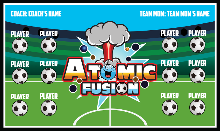 Atomic Fusion - Soccer Banner