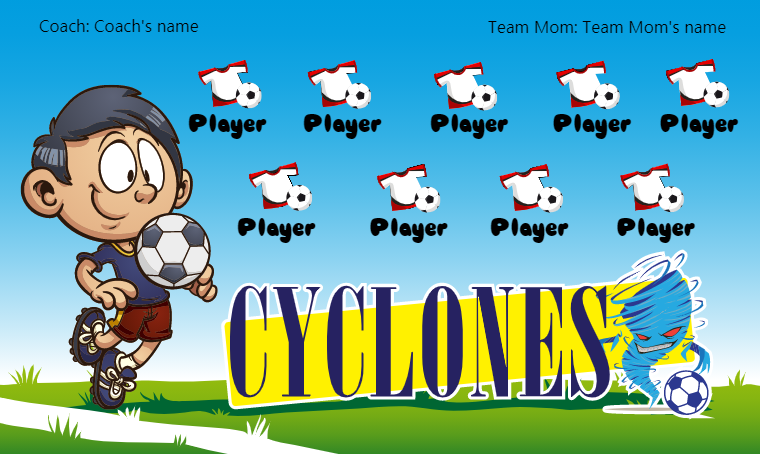 Cyclones - Soccer Banner