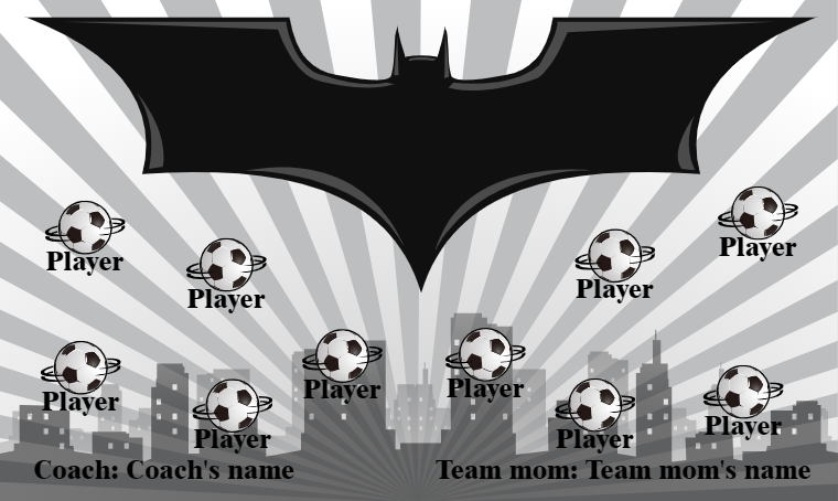 Batman - Soccer Banner