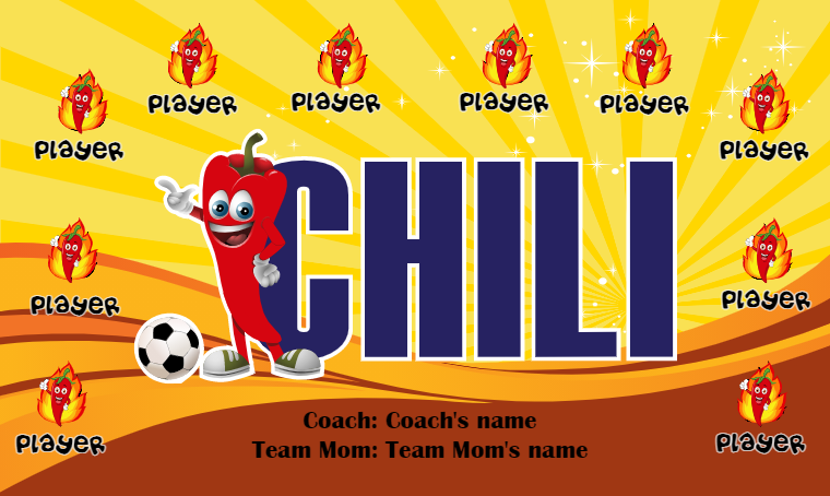 Chili - Soccer Banner