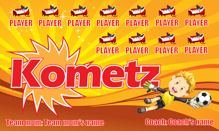 Kometz - Soccer Banner