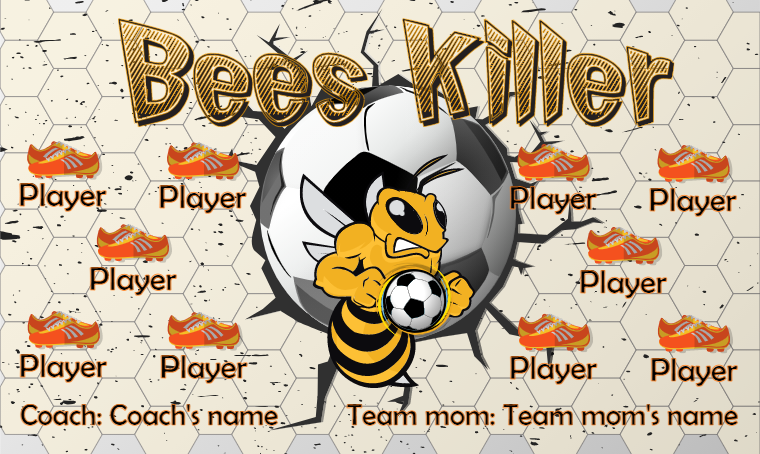 Bees Killer - Soccer Banner