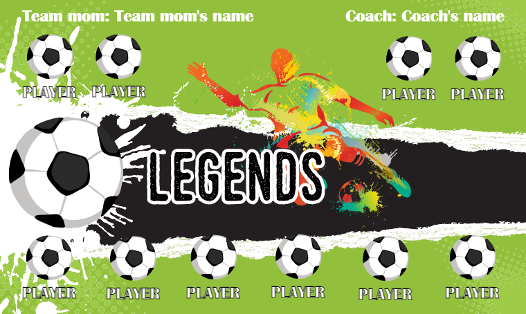 Legends - Soccer Banner