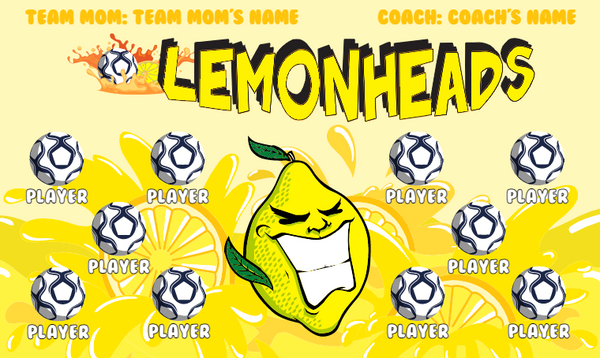 Lemonheads - Soccer Banner