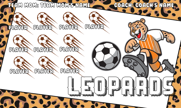 Leopards - Soccer Banner