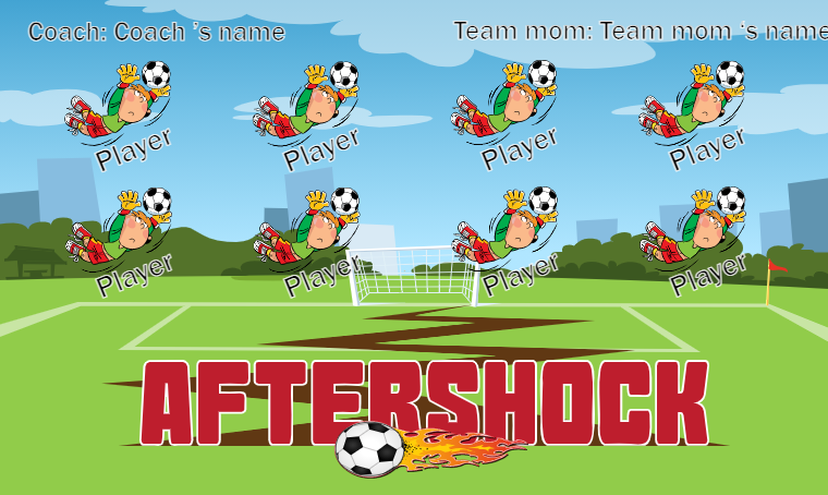 Aftershock - Soccer Banner