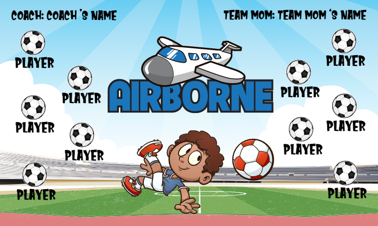 Airborne - Soccer Banner