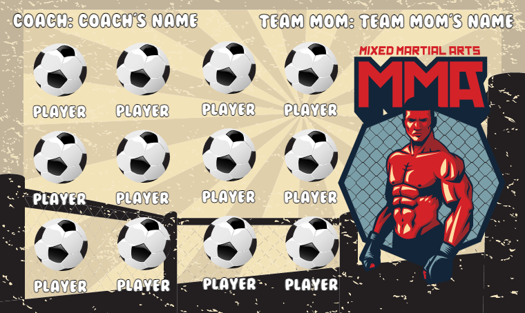 MMA  - Soccer Banner