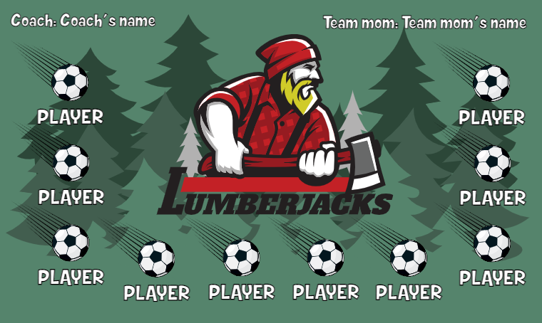 Lumberjacks - Soccer Banner