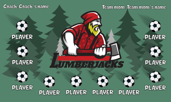 Lumberjacks - Soccer Banner