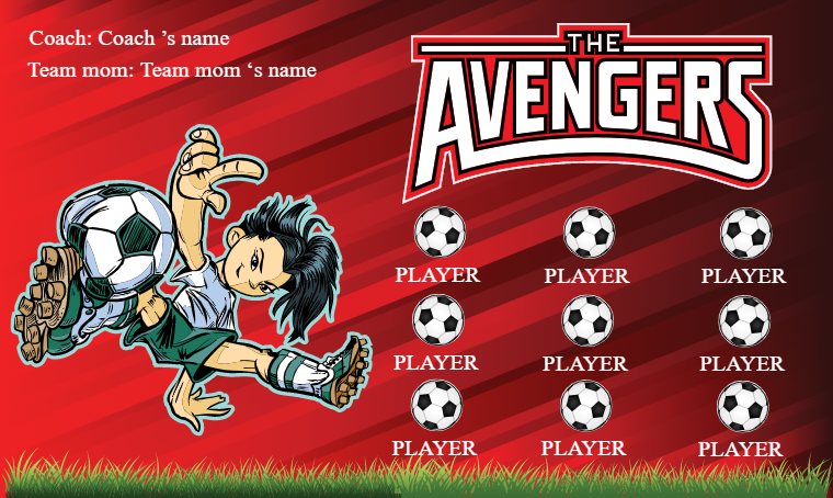 The Avengers - Soccer Banner