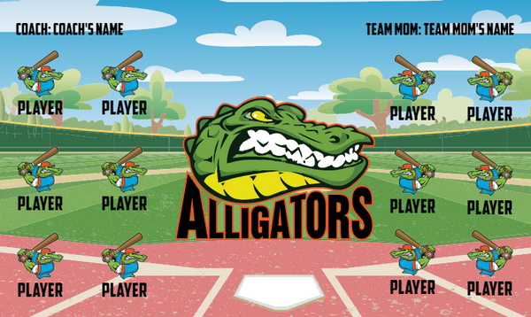 Alligators - Softball Banner