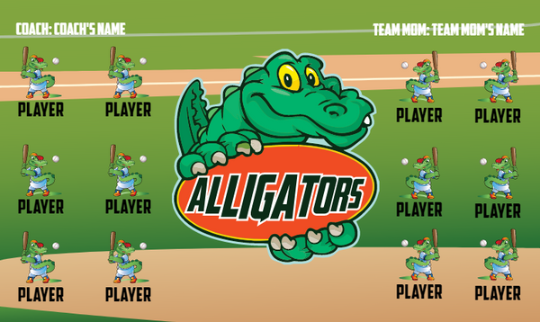 Alligators 2 - Softball Banner
