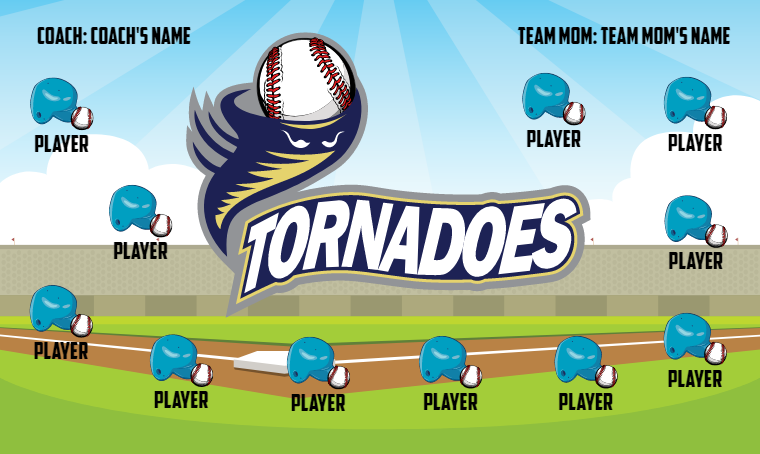 Tornadoes - Softball Banner