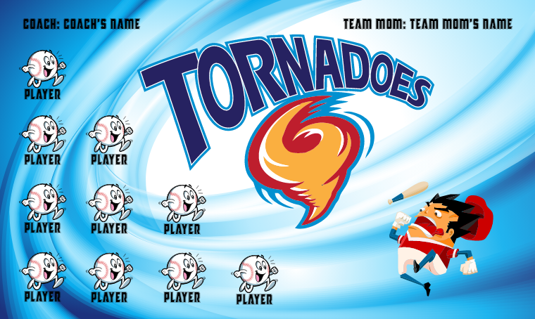 Tornadoes 2 - Softball Banner