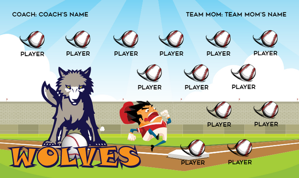 Wolves - Softball Banner