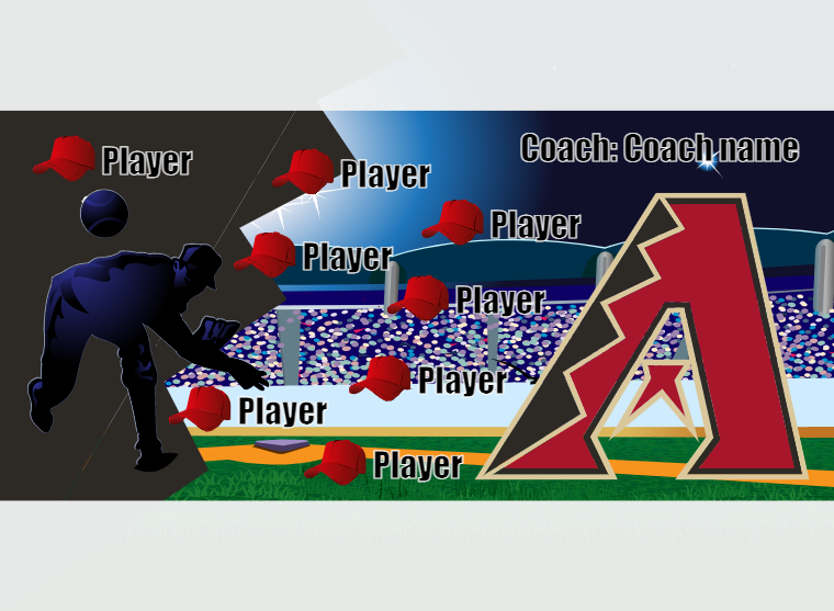 Arizona - Baseball - Pole Pocket Banner