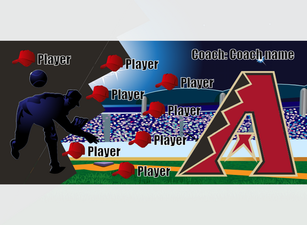 Arizona - Baseball - Pole Pocket Banner