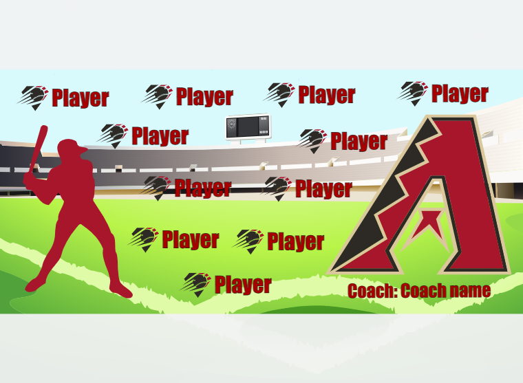 Arizona Diamondbacks - Baseball - Pole Pocket Banner