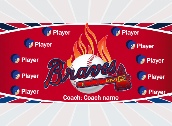 Atlanta 2 - Baseball - Pole Pocket Banner