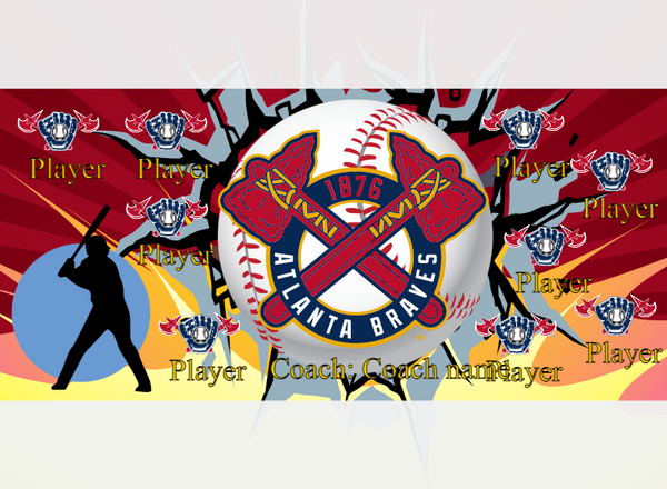 Atlanta Braves 2 - Baseball - Pole Pocket Banner