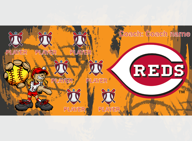 Cincinnati Reds - Baseball - Pole Pocket Banner