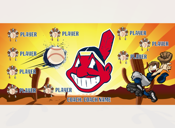 Cleveland - Baseball - Pole Pocket Banner