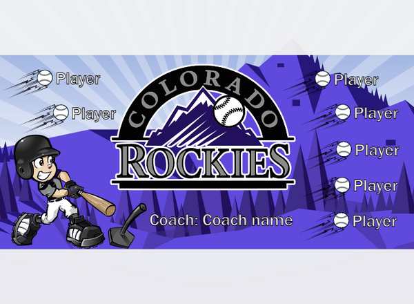 Colorado - Baseball - Pole Pocket Banner