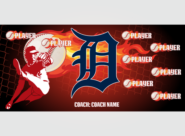 Detroit Tigers - Baseball - Pole Pocket Banner