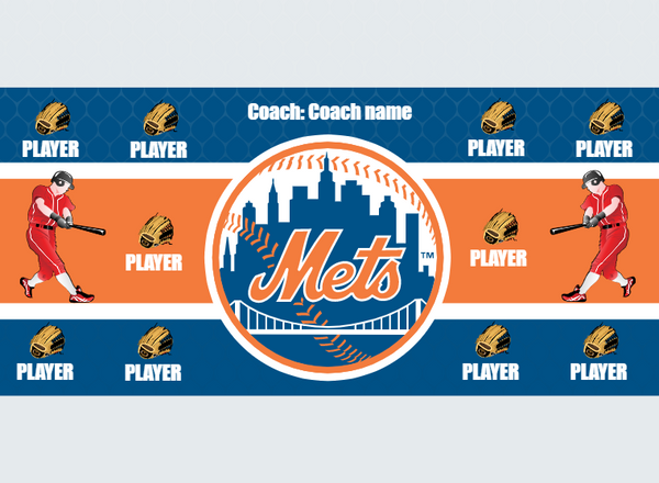 Mets 4 - Baseball - Pole Pocket Banner