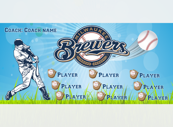 Milwaukee - Baseball - Pole Pocket Banner