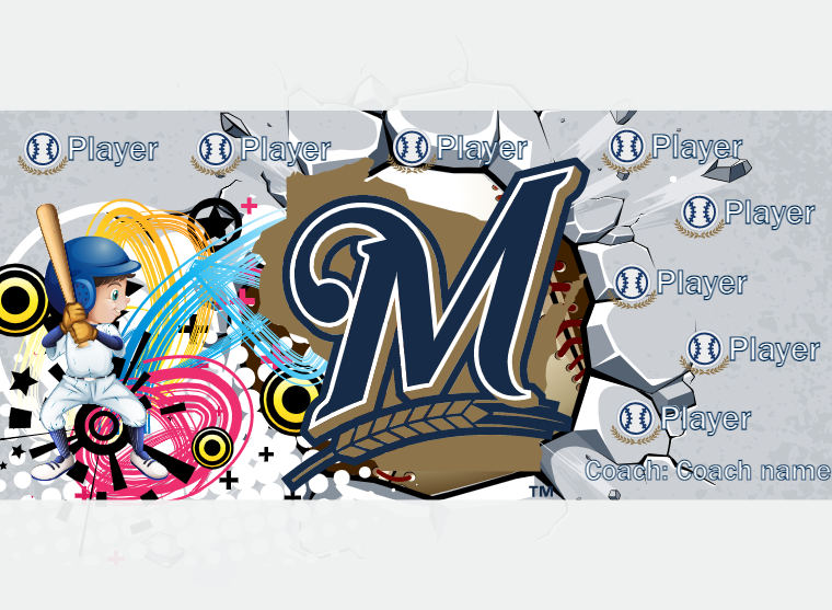 Milwaukee Brewers 2 - Baseball - Pole Pocket Banner