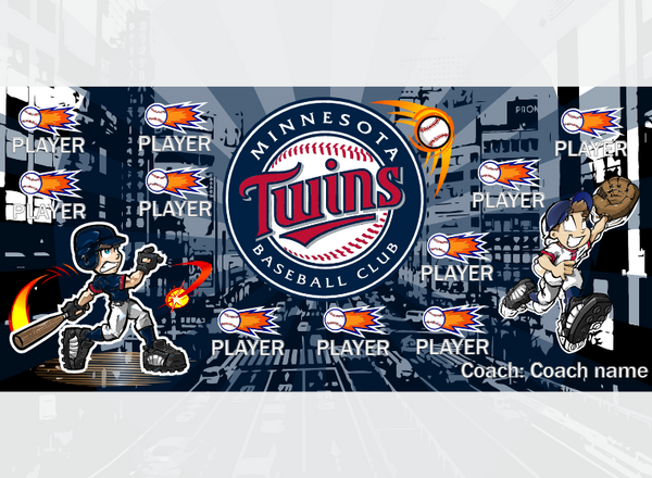 Minnesota 2 - Baseball - Pole Pocket Banner