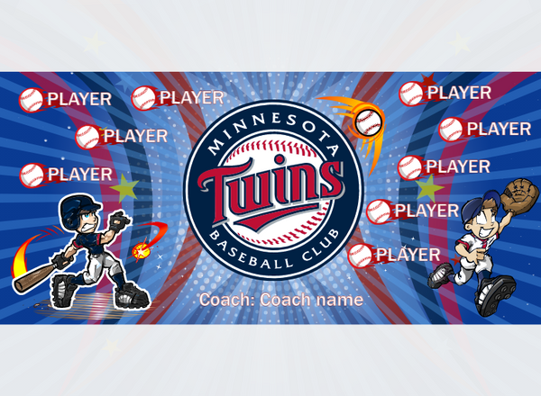 Minnesota 3 - Baseball - Pole Pocket Banner