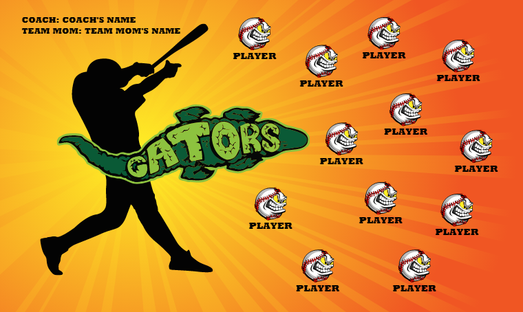 Gators - Softball Banner