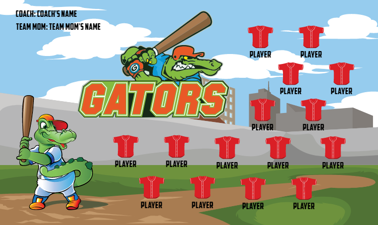 Gators 2 - Softball Banner