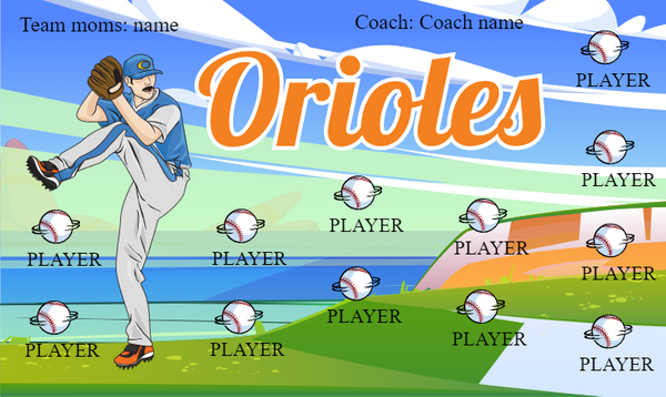 Orioles - Softball Banner