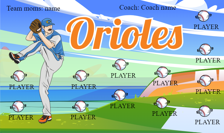 Orioles - Softball Banner