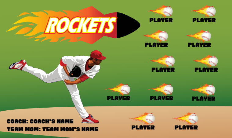 Rockets - Softball Banner