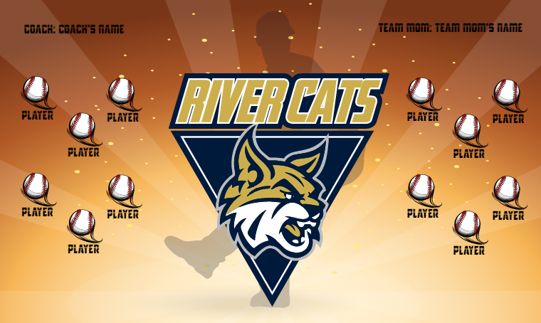 River Cats 1 - Softball Banner