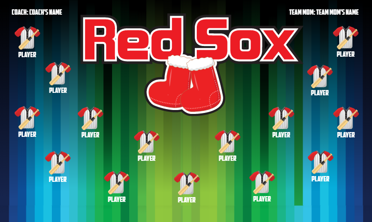 Red Sox 2 - Softball Banner