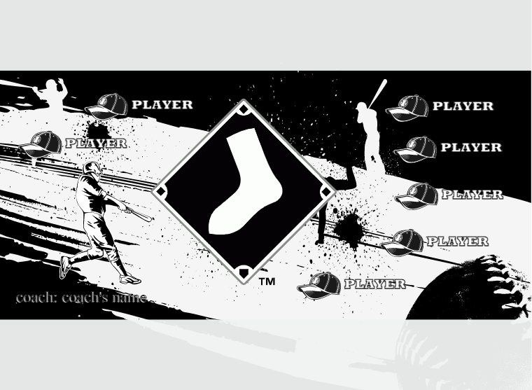 Chicago White SOX 2 - Baseball - Pole Pocket Banner