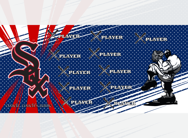 Chicago White - Baseball - Pole Pocket Banner