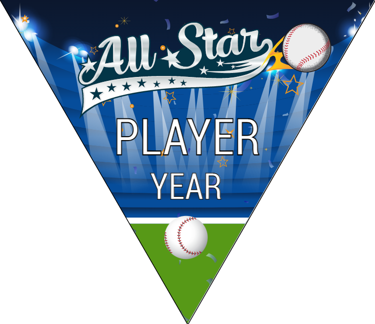 Allstar 3 - Triangle Baseball Banners