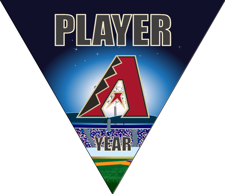 Diamondbacks 3 - Triangle Baseball Banners