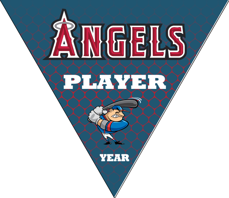 Angels 4 - Triangle Baseball Banners